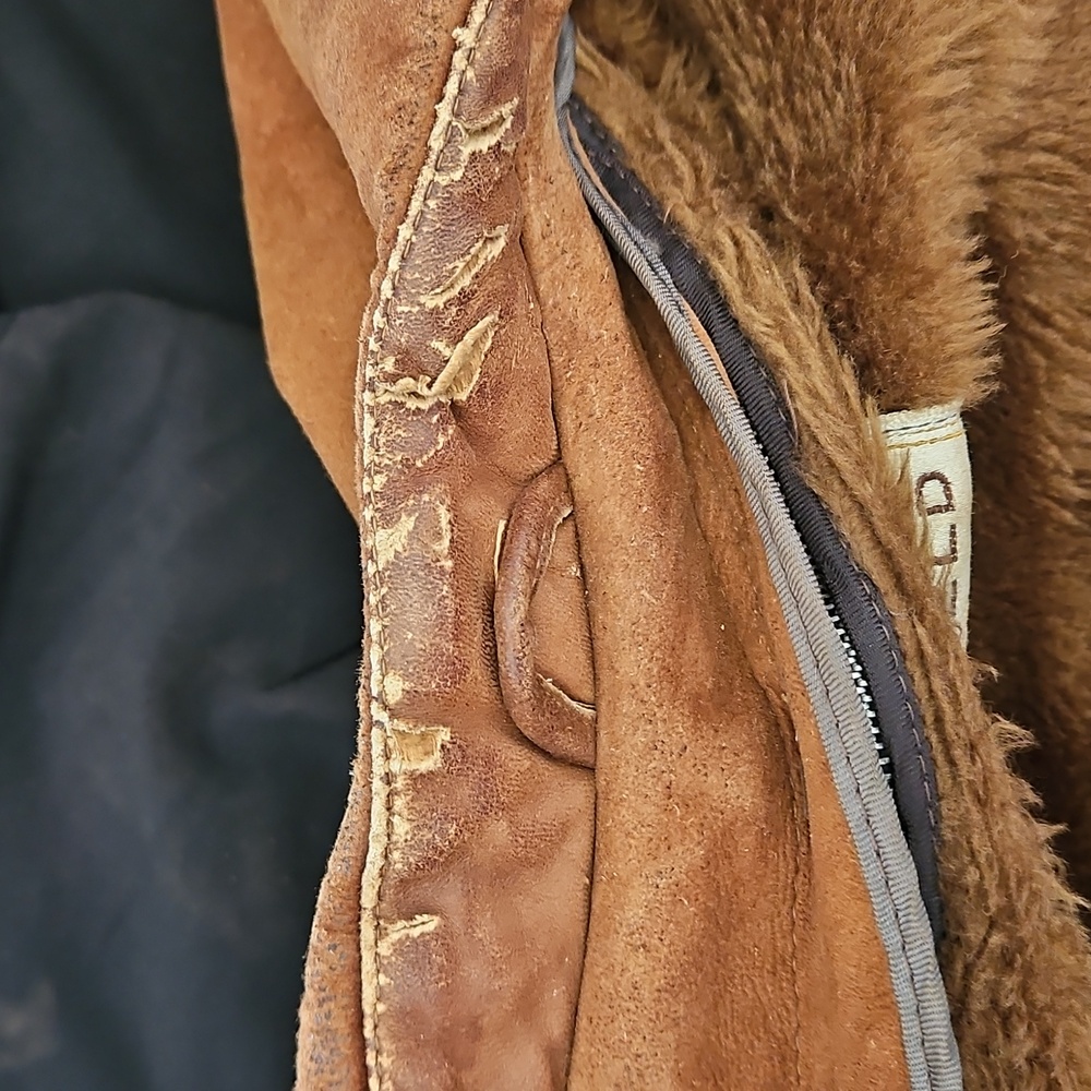 Vintage Wickfield Men's Brown Suede Jacket - Picture 9 of 10